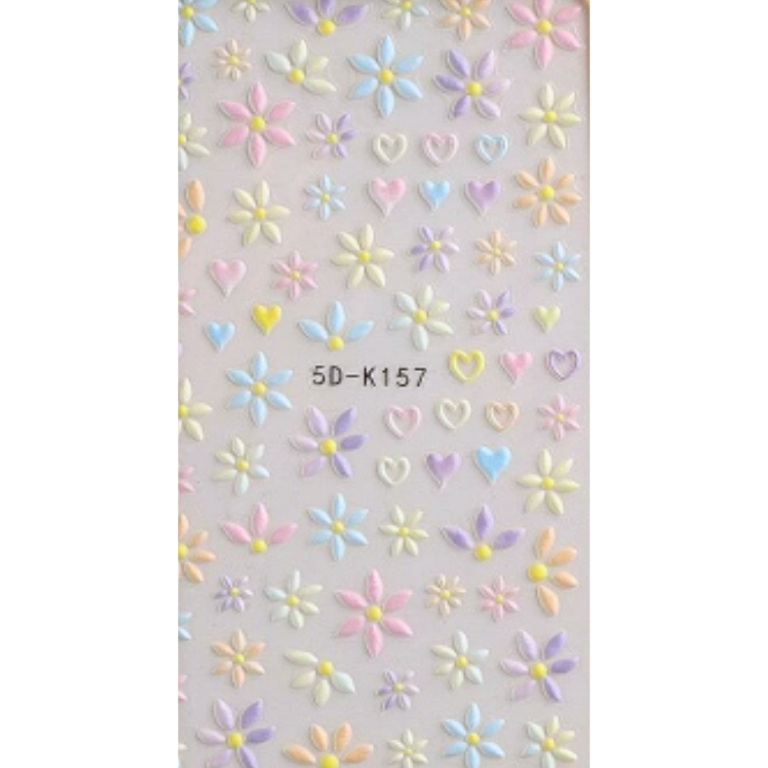 Pastel Daisy Stickers