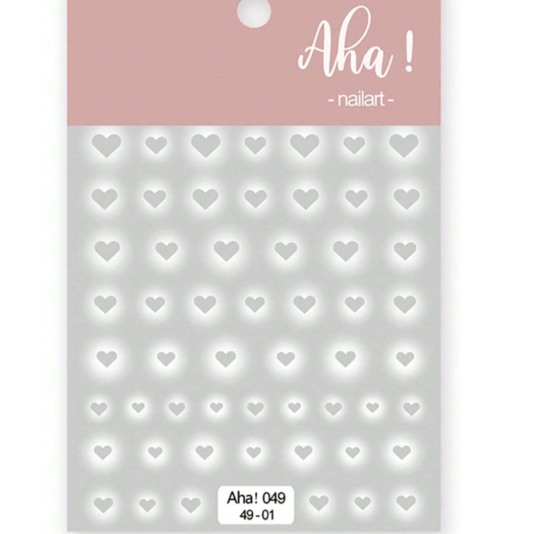 Airbrushed Heart Stickers