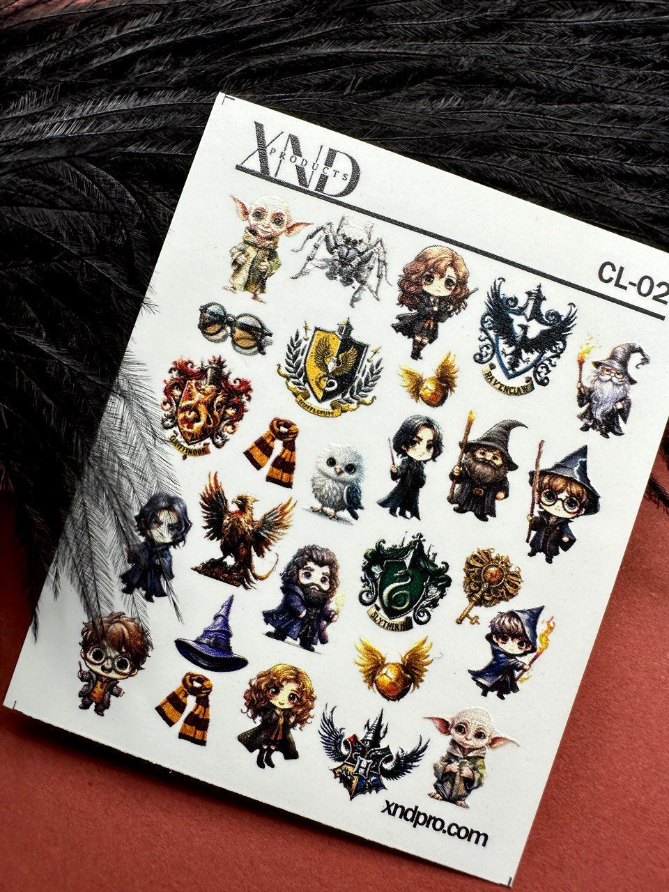 CL-02 / Nail Decal 2D / HP inspired/ Wizard/ Magic Harry