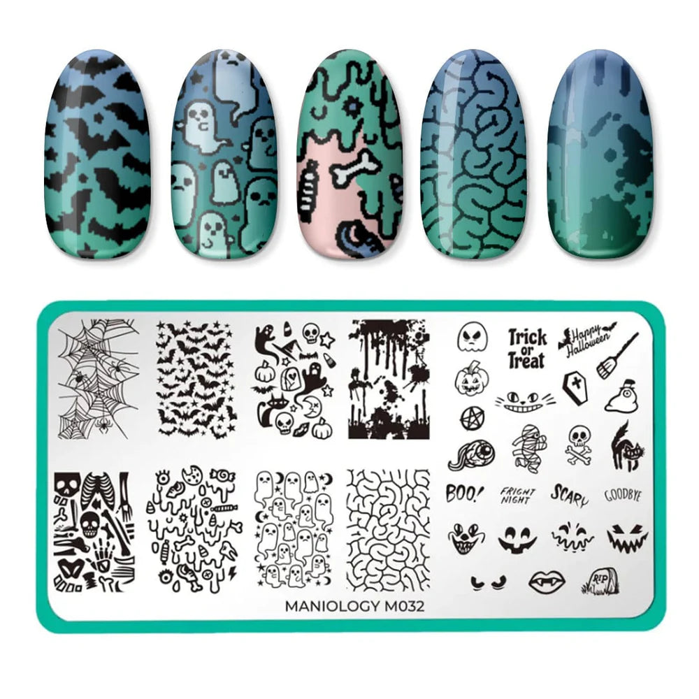 Fright Night (m032) - Nail Stamping Plate