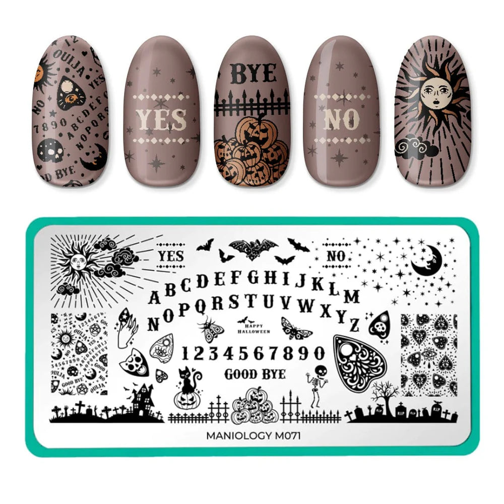 The Spirit Speaks (m071) - Nail Stamping Plate